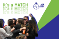 Studenti ESN con la scritta "It's a match"